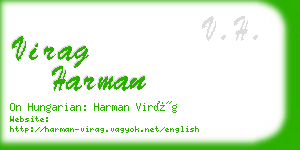 virag harman business card